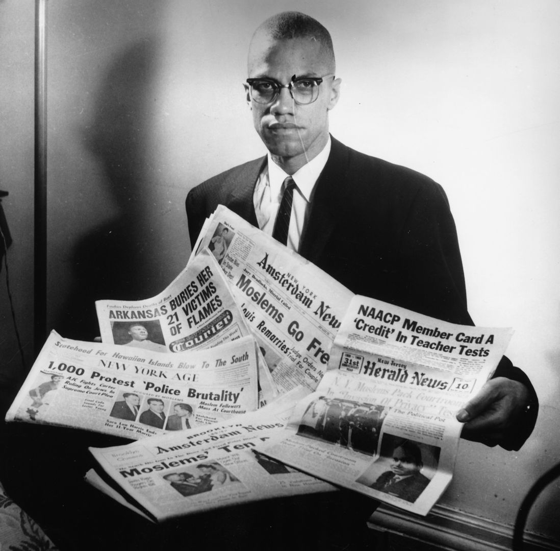 Malcolm X, 1963. (<a href="http://www.gettyimages.com/license/551439851">Hulton Archive</a>/Getty Images)